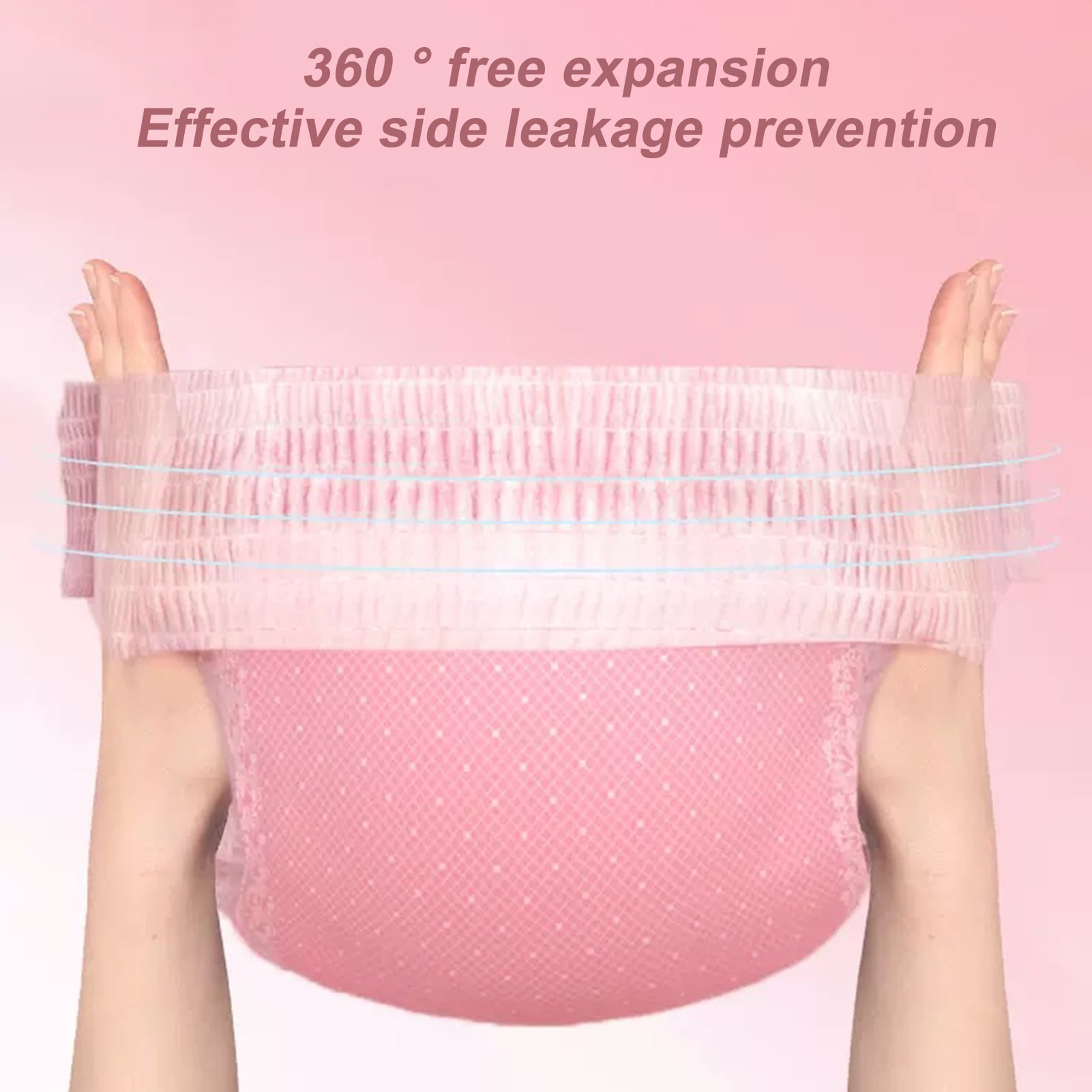Pnellth 10Pcs Stretchy Dog Diapers with Tail Hole Super Absorbent Female Puppy Diapers for Incontinence Heat Period Training