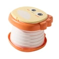 thumbnail image 4 of Orinal portátil de para bebé, reutilizable, plegable, para entrenamiento de inodoro, ideal para acampar, casa, exteriores, niñas, niños y niños. Naranja, 4 of 8