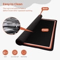 thumbnail image 4 of Drum Rug, 6 x 5FT Rectangular Drum Mat, Drum Carpet with Non-Slip Grip Bottom, Soundproof Musical Instrument Rug, Professional Drum Accessories, 4 of 7