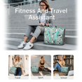 thumbnail image 5 of Tote Bag for Women - Corgi Dog and Flowers Shoulder Bag - Large Utility Work Duffle Bag with Zipper Handbag for Travel, Work, Sprots, 5 of 5