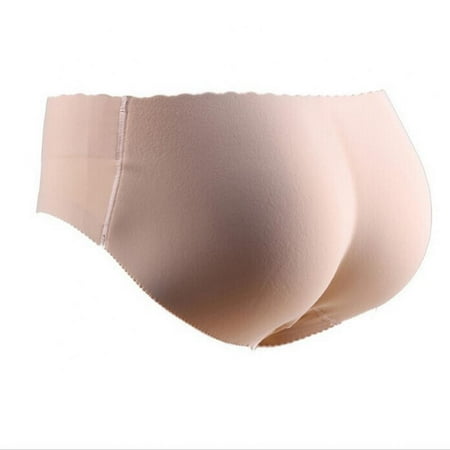 

Spdoo Women Butt Hip Panties Padded Enhancer Hip Lift Underwear Shapewear Butts Lifter Seamless Padding Briefs Beige XL