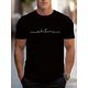 thumbnail image 1 of Camiseta informal de cuello redondo y manga corta para hombre, suave y transpirable, de color liso. Ideal para uso informal, vacaciones y actividades al aire libre. Ideal para el verano., 1 of 6