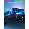 thumbnail image 5 of Miroddi RGB Gaming Mouse Pad with Magnetic Wireless Charging, 15W Fast Charging LED Desk Pad 31.5 x 11.81, Large Computer Keyboard Mat for Home, Office, 5 of 7