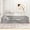 Grey Pine American Design Artsy2, variant on LHSHID Full Size Floor bed,integral construction with super high security barrier,door,'s floor bed frame,wooden 's floor bed,white