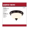 thumbnail image 4 of 62/1557-Nuvo Lighting-Center Lock - 19W LED Flush Mount In Traditional Style-6 Inches Tall and 10.88 Inches Wide, 4 of 17