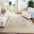 thumbnail image 2 of SAFAVIEH Antiquity Lorraine Oriental Wool Area Rug, Grey Blue/Beige, 10' x 10' Square, 2 of 11