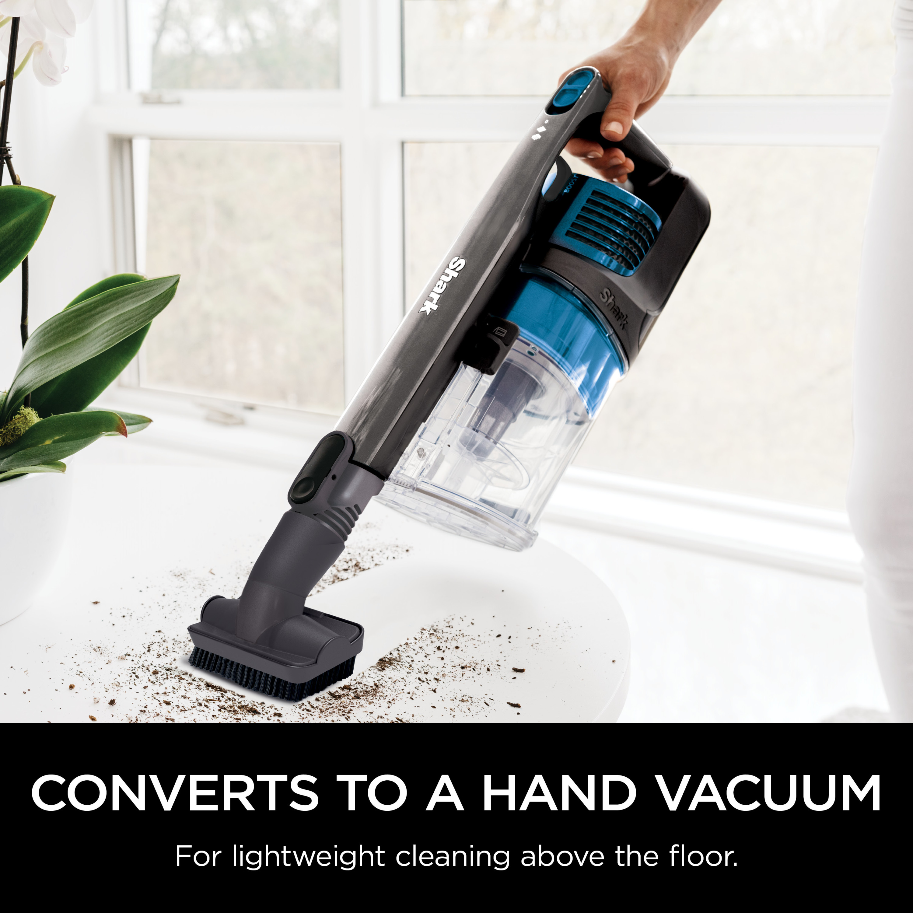 Shark Pet Cordless Stick Vacuum, Blue, Detachable Hand Vac, IX140H photo 5