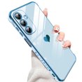 thumbnail image 4 of LeYi for Samsung Galaxy A16 Case: Soft Cute Shockproof Slim Phone Cover with Tempered Glass Screen Protector [2 Pcs] - Heart Funda Para Samsung Galaxy A 16, Blue, 4 of 7
