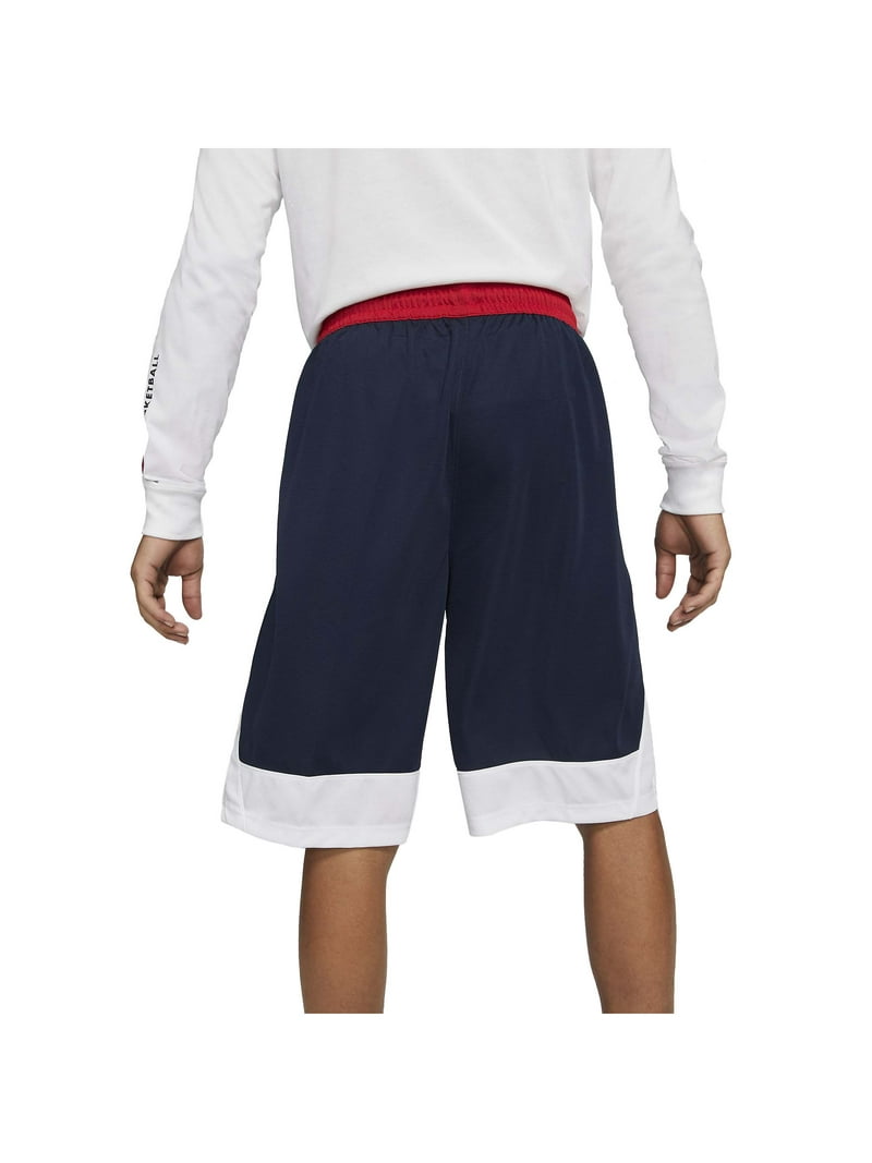 ナイキ メンズ バスケットボール ショートパンツ Nike Men's Dry Icon Basketball Shorts - Navy/White/Red Nike Men's Dri-Fit Icon Basketball Shorts (College Navy/White
