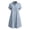 A1 Light Blue, variant on Linen Dress Women Henley V Neck Cotton Short Sleeve Maxi Summer Dresses 2026 Loose Midi Beach Vacation Gauze Tunic Sundress Dressy Casual Button Down Lounge Loose Fit Boho Flowy Dresses with Pockets