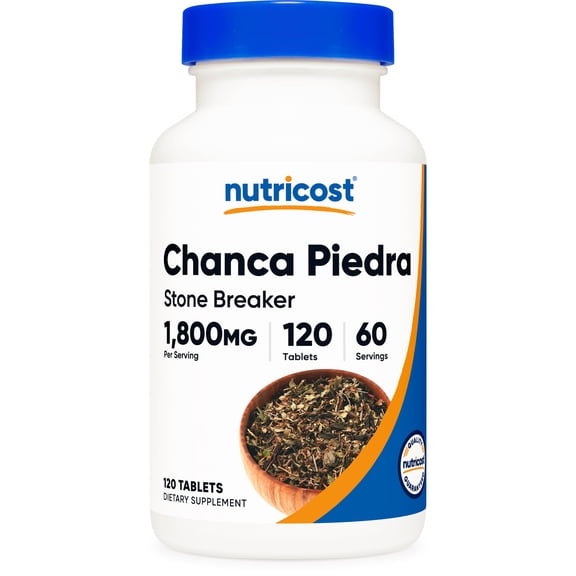 Nutricost Chanca Piedra Extract - Stone Breaker - 60 Servings, 1800mg Per Serving, 120 Tablets Per Bottle