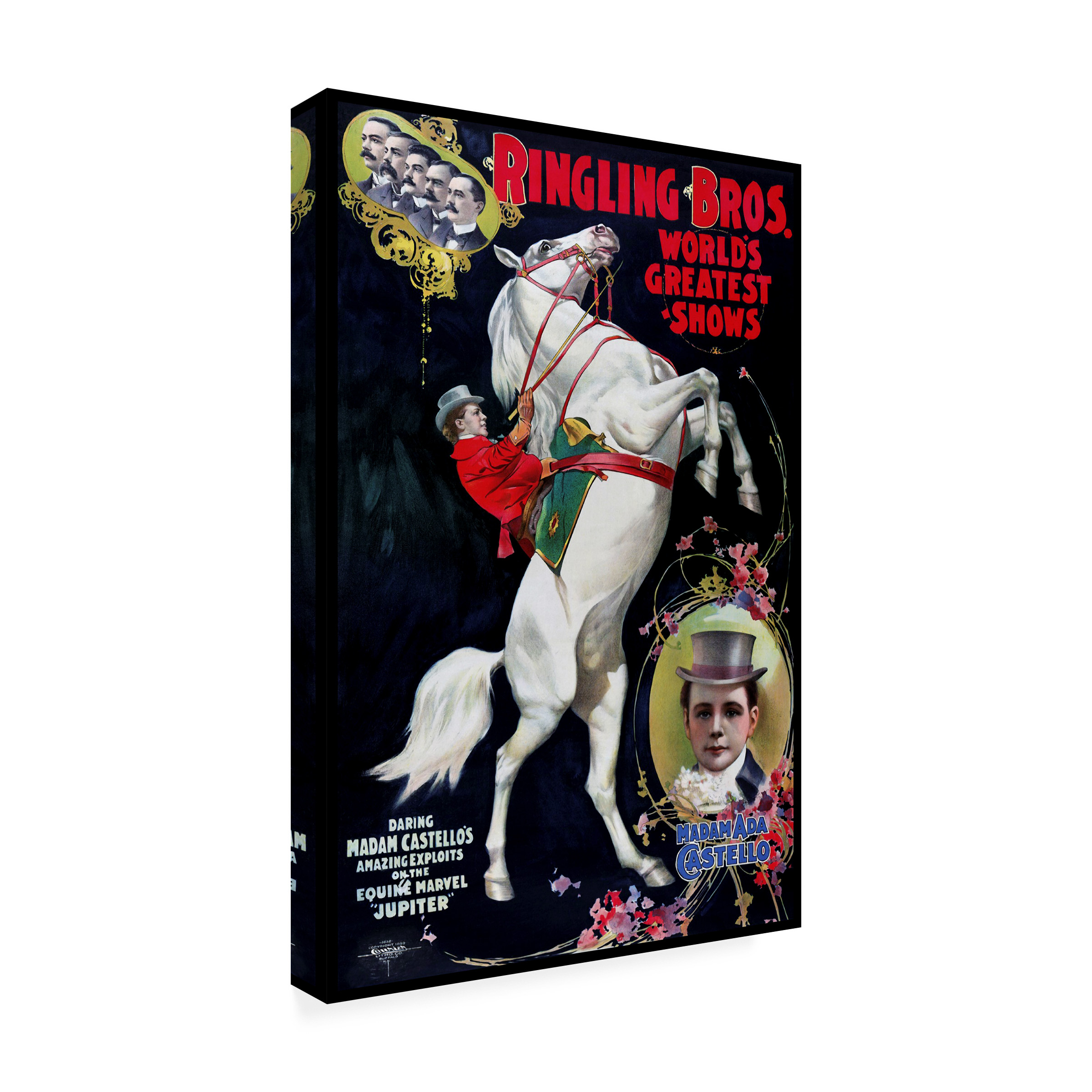 Trademark Fine Art 'Circus 5' Canvas Art by Vintage Lavoie