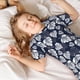 thumbnail image 5 of Fotbe White Leaves Pijama Estampada de 2 Piezas para Niños – Ropa de Dormir de Manga Corta Cómoda para Niños y Niñas, Camiseta y Shorts de Algodón-Medium, 5 of 6