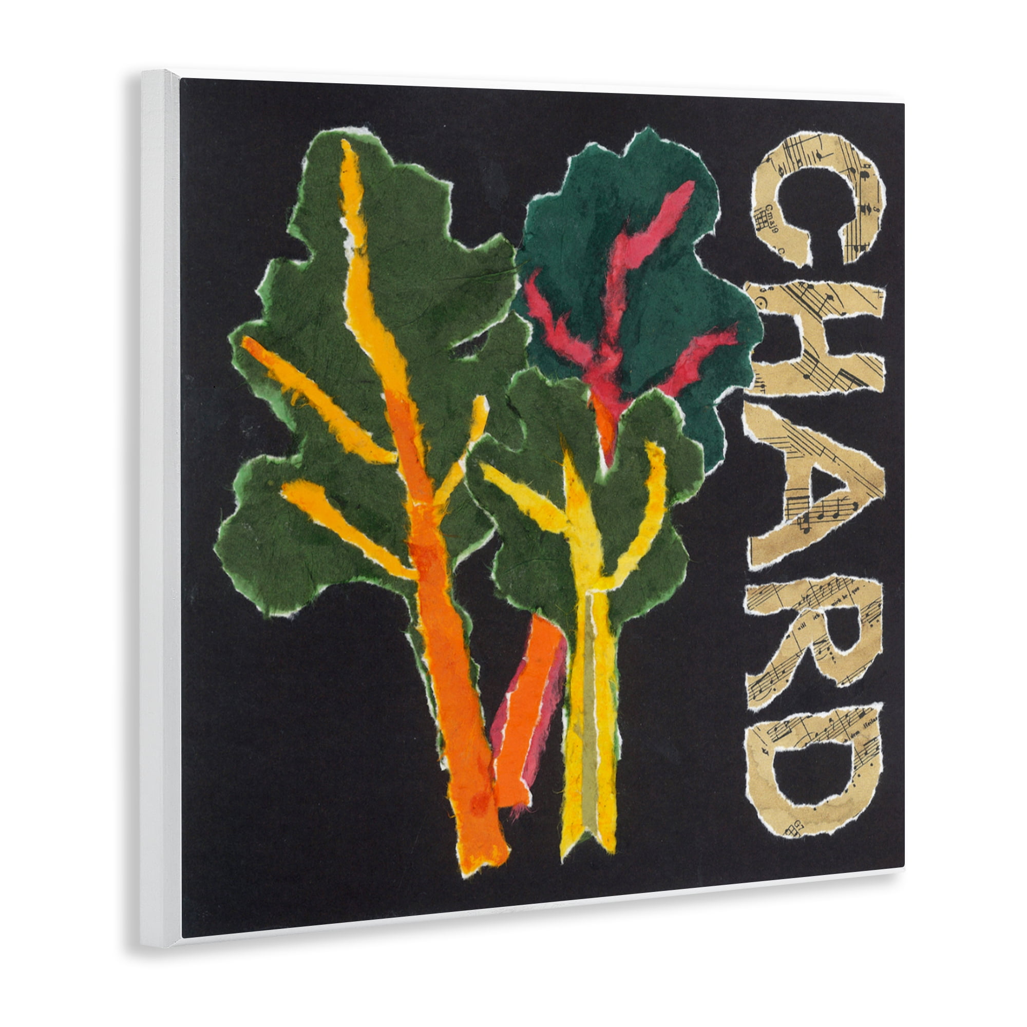 Stupell Industries Chard Leafy Vegetable Wall Plaque Art, design by Nancy Overton