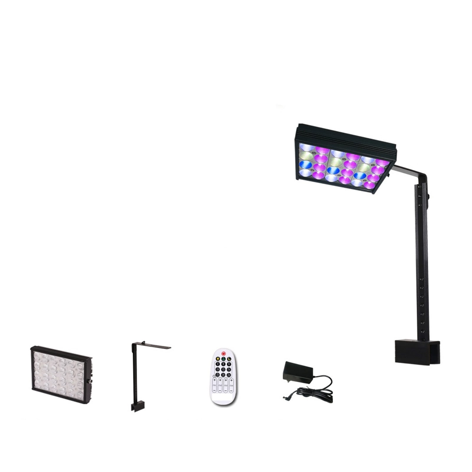 60cm-150cm WRGB LED Aquarium Light With Timer Powerful Fish Tank Light Aquariums Decor Lighting Fresh Planted Lights Easy to Install