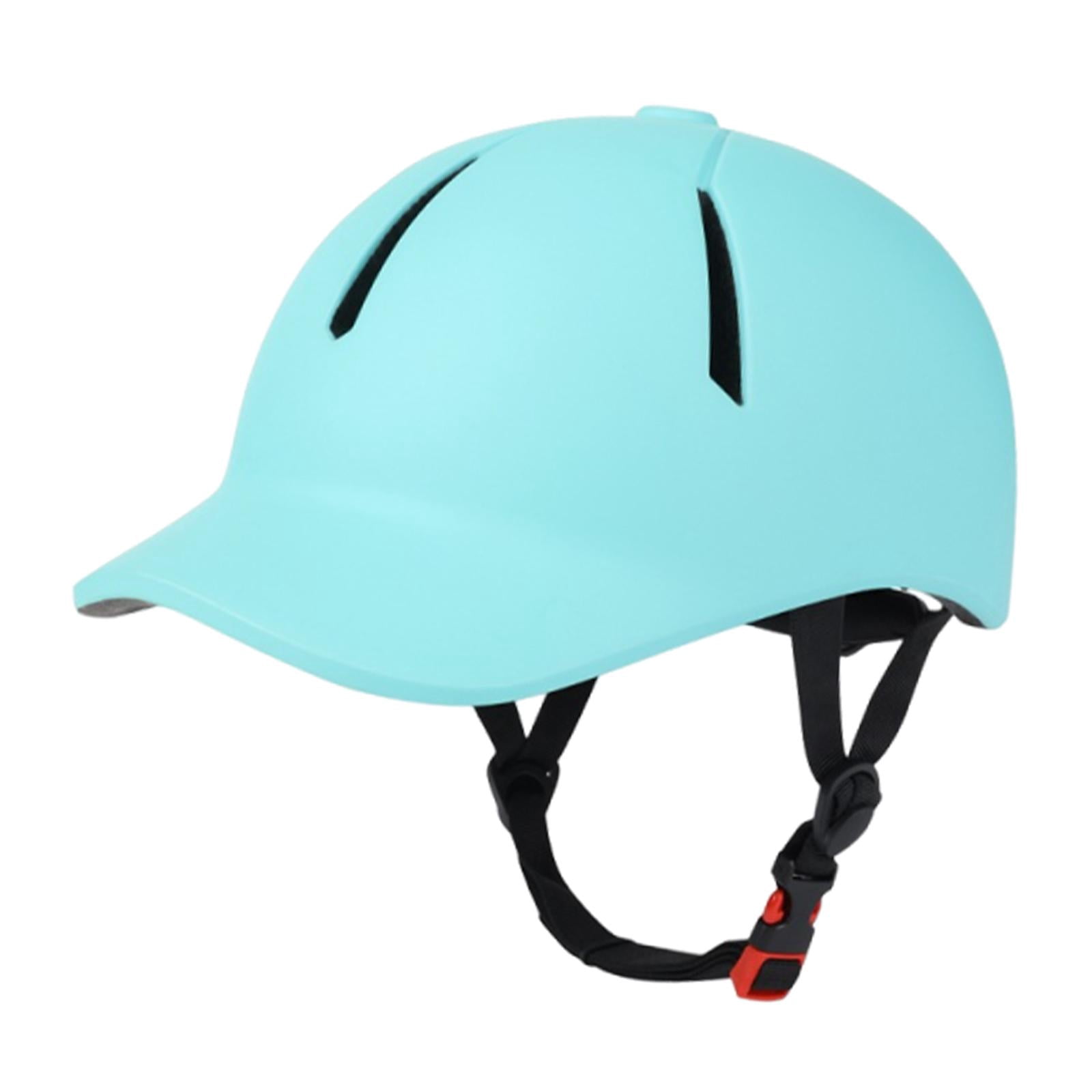 QSTDGVPW Equestrian Helmet Adjustable Riding Cap Breathable Lightweight Comfortable Horse M Size blue