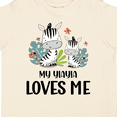 thumbnail image 4 of Inktastic Zebra My Yiayia Loves Me Boys or Girls Toddler T-Shirt, 4 of 5