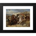 thumbnail image 2 of Stanisław Chlebowski 18x15 Black Modern Framed Museum Art Print Titled - Episode from Austro-Turkish Wars, Sketch, 2 of 5