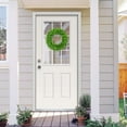 thumbnail image 3 of Coolmade 16" Spring Summer Artificial Green Wreath for Front Door, 3 of 7