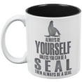 thumbnail image 2 of Always Be Yourself Seal All Over Coffee Mug, 2 of 2