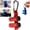 Red, variant on Right-Angle Ruler Clamp, Tall Stair Gauges with Holder Hook, Hexagonal Stable Lock with Holder & Hook for Framing Square Support & Circular Saw, Precision Woodworking Layout Tool for Speed Square