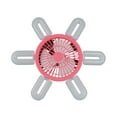 thumbnail image 1 of Guardoinrt Ceiling Fan With Light E27 Universal Screw Mouth Installation Remote Control pink 6-leaf fan light, 1 of 6