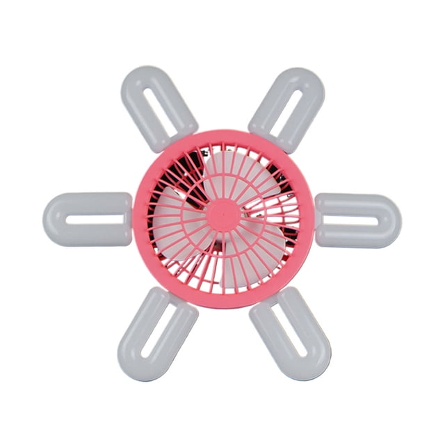 Guardoinrt Ceiling Fan With Light E27 Universal Screw Mouth Installation Remote Control pink 6-leaf fan light