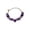 Large Purple, variant on Yonrjhukm Adjustable Rhinestone Pet Necklace for Small Medium Dogs and Cats, Bling Pet Jewelry for Weddings, Parties, and Holidays, Perfect Gift for Pet Lovers