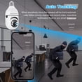 thumbnail image 6 of Light Bulb Security Camera Outdoor Waterproof WiFi Camera with Motion Detection, Auto-Tracking, Color Night Vision, Siren Alarm for Home/Business, 6 of 6
