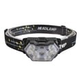 thumbnail image 1 of Linterna frontal LED, linterna frontal ultrabrillante con 6 modos, luz frontal liviana con correa ajustable, linterna frontal impermeable IPX5 ideal para acampar para adultos, 1 of 5