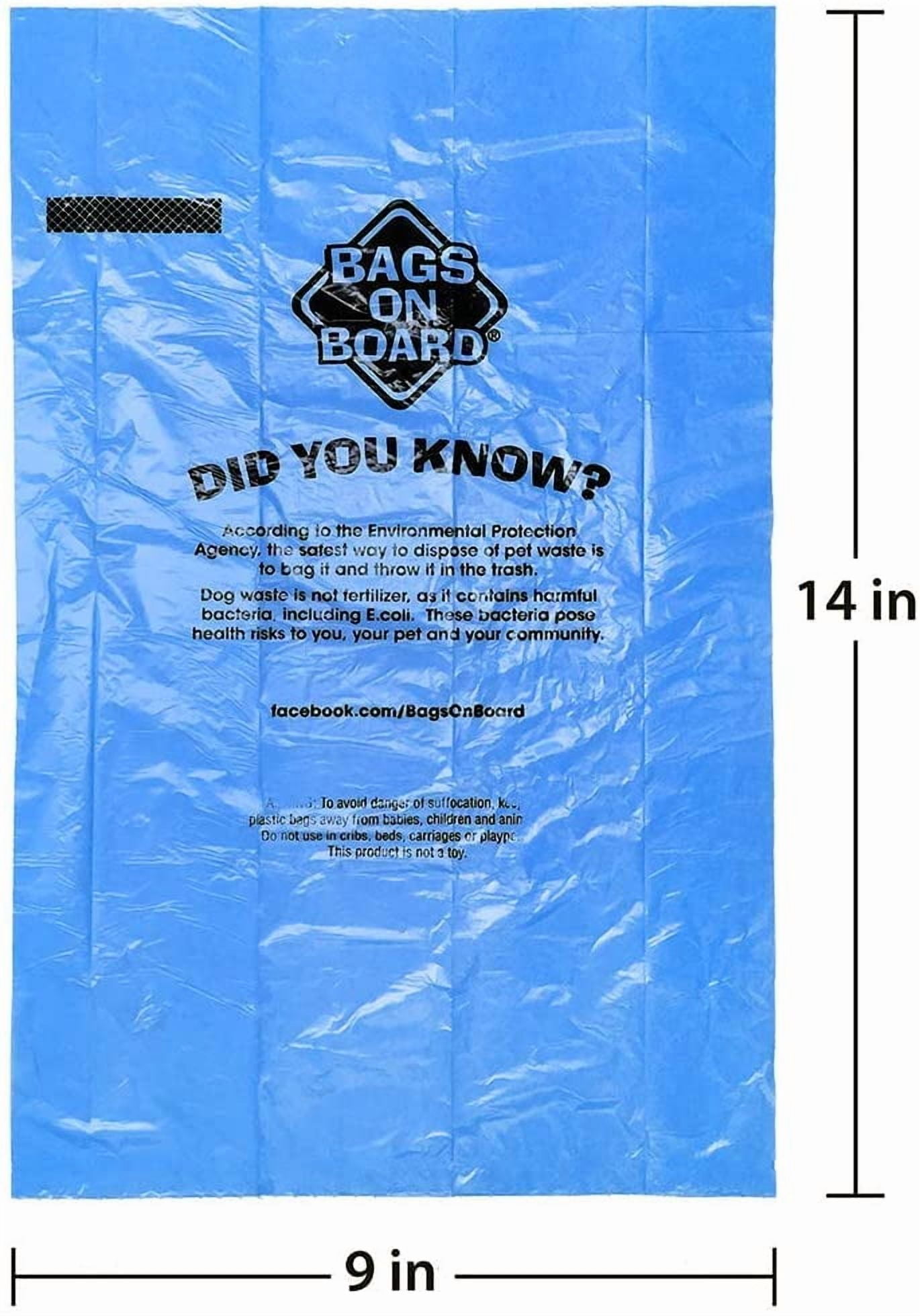 Dog Poop Bags | Strong, Leak Proof Dog Waste Bags | 9 x14 Inches, 315 Blue Bags