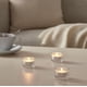 thumbnail image 3 of Portavelas Té de Cristal Estriado Set de Decoración Versátil 6 Piezas Incluye Regalo, 3 of 3