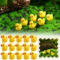 thumbnail image 6 of 100 Pcs Mini Resin Ducks, Tiny Duck Figures for Slime DIY Craft, Aquarium Garden Decoration, Yellow, 6 of 9