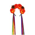 thumbnail image 1 of Glowing Spiders Headwear Halloween Flexible Headpiece Reusable Headwear Costume Party Supply Style 6, 1 of 4