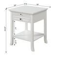 thumbnail image 5 of Convenience Concepts American Heritage Logan End Table in White Wood Finish, 5 of 7