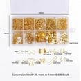 thumbnail image 6 of 1 Box Jewelry Making Kits DIY Jewelry Ears Beading Repair Tools Supplies gold, 6 of 8