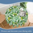 thumbnail image 6 of Tropical Palm Leaves Tablecloth Round 60 Inch,Table Cloth Washable Spillproof Wrinkle Free Fabric Table Cover for Indoor Outdoor Kitchen Dinning, 6 of 6