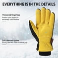 thumbnail image 4 of Guantes de invierno OZERO resistentes al agua y al viento para hombres y mujeres, 4 of 9