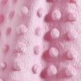 thumbnail image 5 of CREVENT Baby Comforting Security Blanket Lovey for Newborn Baby Girls Infants, Minky Dot Front + Sherpa Backing with Animal Face (Pink Bear), 5 of 9