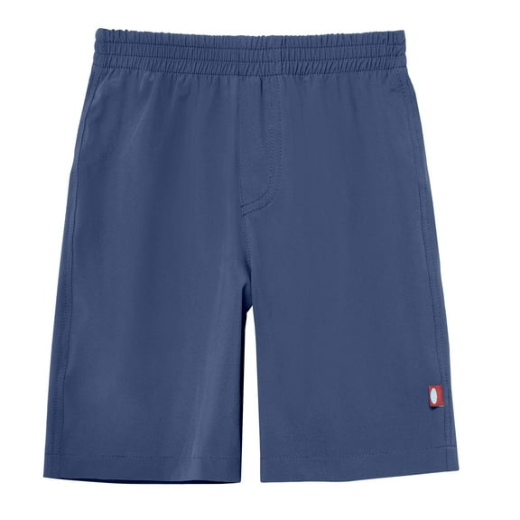 Boys UPF 50 Soft Stretch Below the Knee Swim Board Shorts | Navy