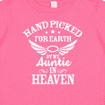 thumbnail image 4 of Inktastic Handpicked for Earth By My Auntie in Heaven with Angel Wings Boys or Girls Baby T-Shirt, 4 of 5