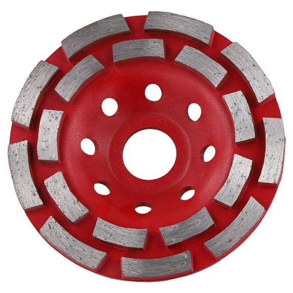 Diamond Cup Grinder Wheel Double Row Cup Disc for Grinding and Polishing Stone Metal Processing Cutting Wheel 115mm