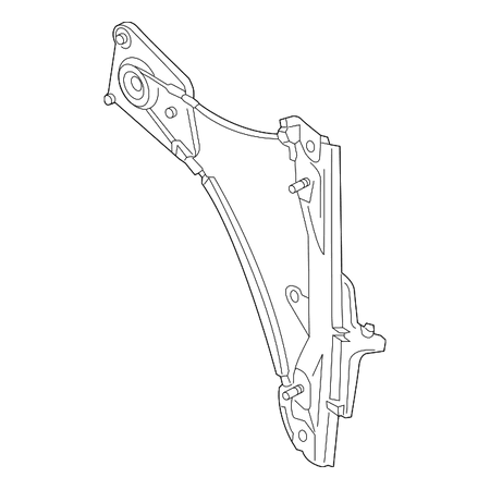 Oes Genuine Volkswagen Window - Genuine OE Volkswagen Window Regulator 561-839-462-F