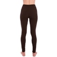 thumbnail image 3 of Ultra Soft High Rise Waist Full Length Basic Leggings, 3 of 5