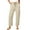 #6Khaki, variant on Byworldtasic Womens Pants Jeans for Women Casual High Waisted Straight Wide Leg Pants Loose Cargo Denim Pants with Pockets