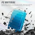 thumbnail image 6 of 3 Piece Luggage Set PC Spinner Wheel(20”/24”/28”) - Gradient Color, Carry-On Suitcase, Lightweight & Durable with Combination Lock, 6 of 14