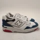 thumbnail image 1 of New Balance 550 Sneakers Mens Size 9.5 D Red White Blue Shoes GSB550CN USA, 1 of 6