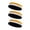 Black White Golden Yellow, variant on Couver Triple Color White Striped Sports Head Sweatband Black White Red 3 Pack