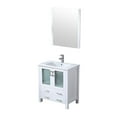 thumbnail image 3 of Lexora Home Volez 30" Single Vanity in White, 3 of 8