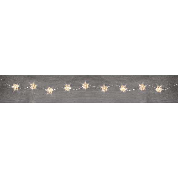 Party 5 7/8' LED String Lights - Battery Operated - Star Fairy Design